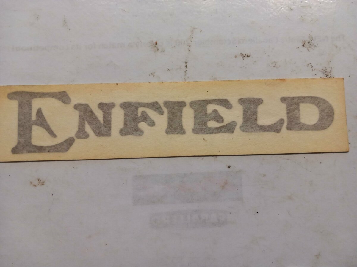 Enfield Decal - Image 1