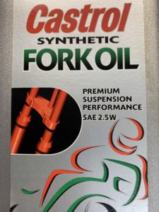 Castrol Fork Oil Synthetic 2.5w - Image 2