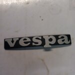 Vespa Name Plate