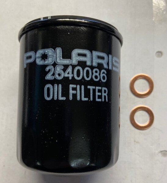Polaris oil filter and sump washers