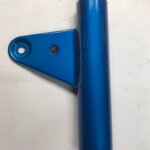 Suzuki headlamp bracket LH side blue