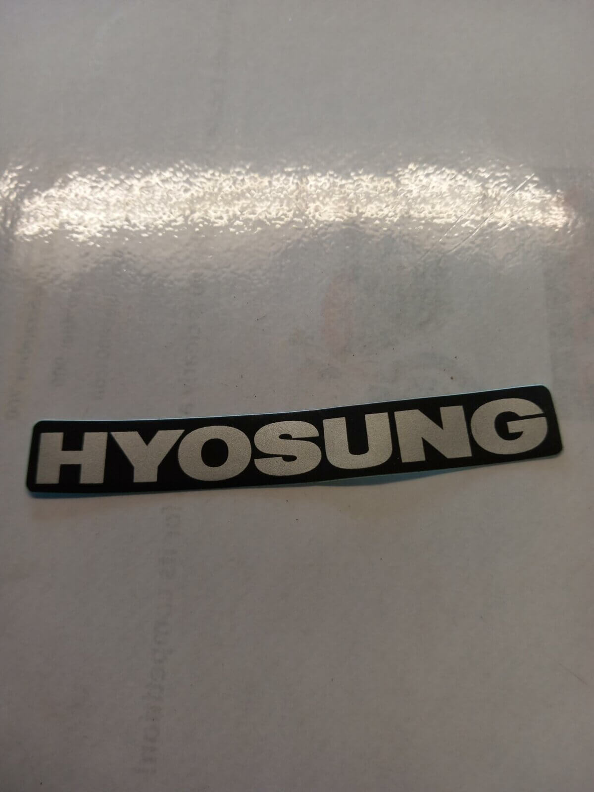 Hyosung Front Leg Shield Emblem - Image 1
