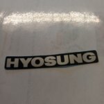Hyosung Front Leg Shield Emblem