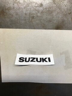 Suzuki emblem/sticker/transfer