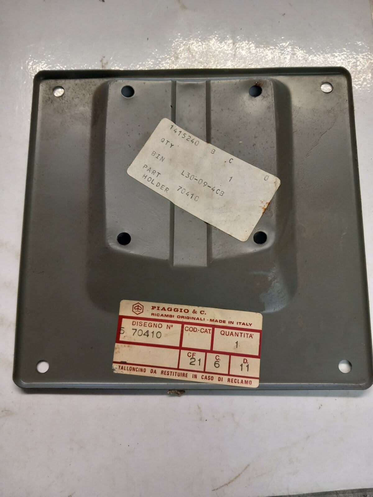 Vespa Number Plate Holder - Image 1