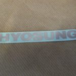 Hyosung Boot Lid Emblem