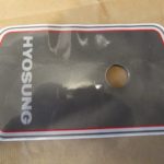 Hyosung Tail Cover Emblem