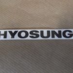 Hyosung Front Leg Shield Emblem