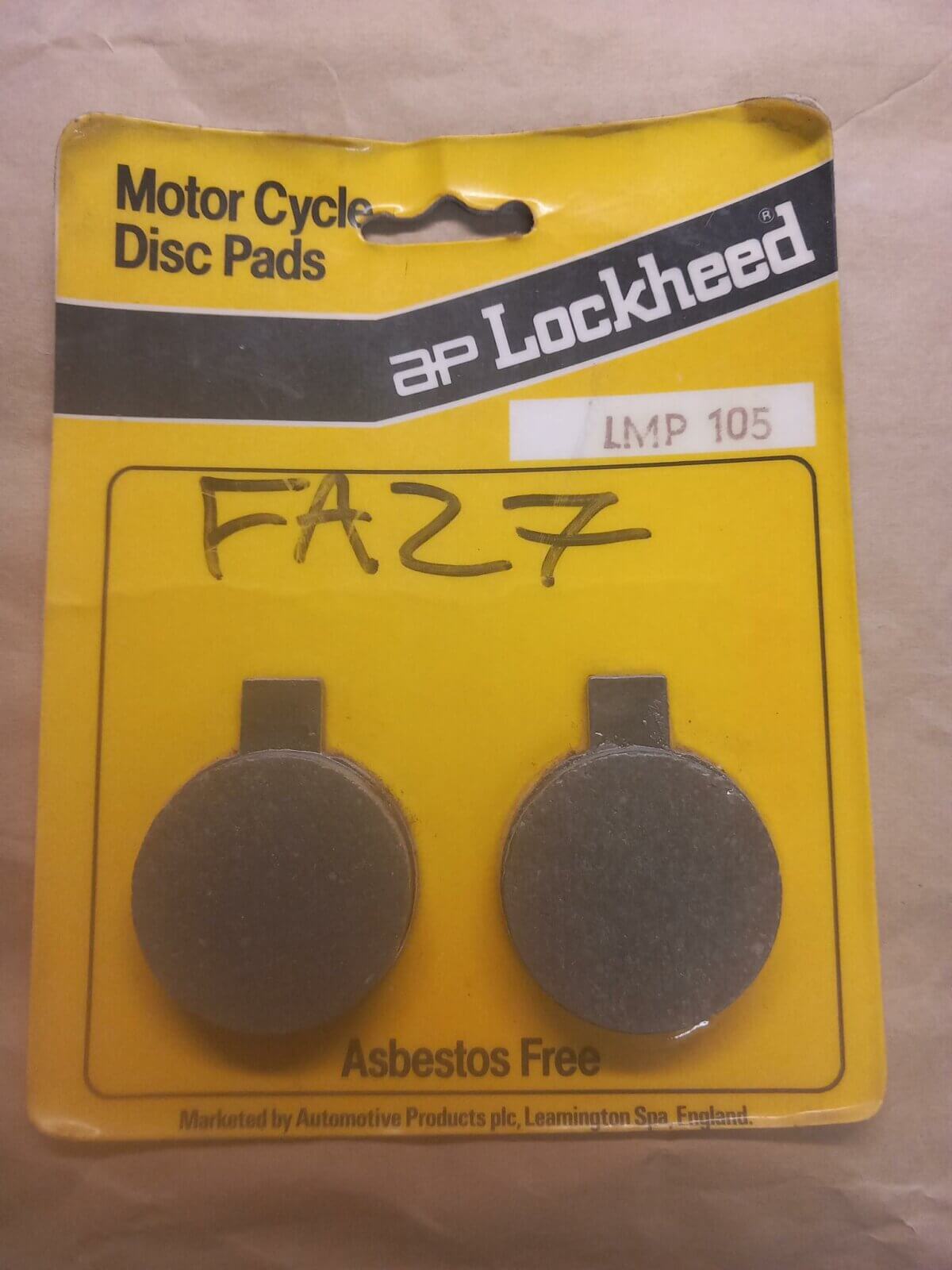 AP Lockheed Brake Pads - Image 1