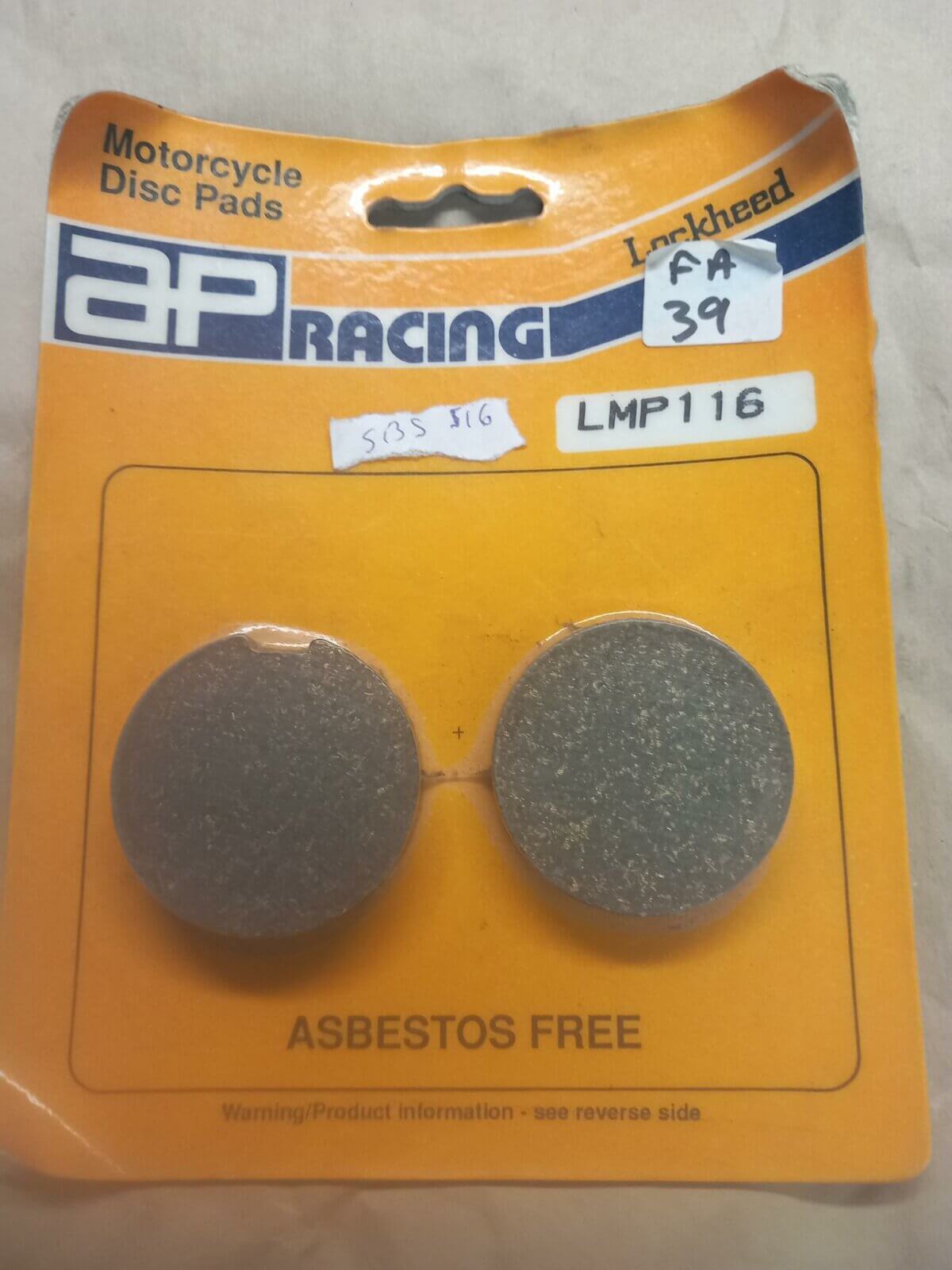 AP Racing Brake Pads - Image 1