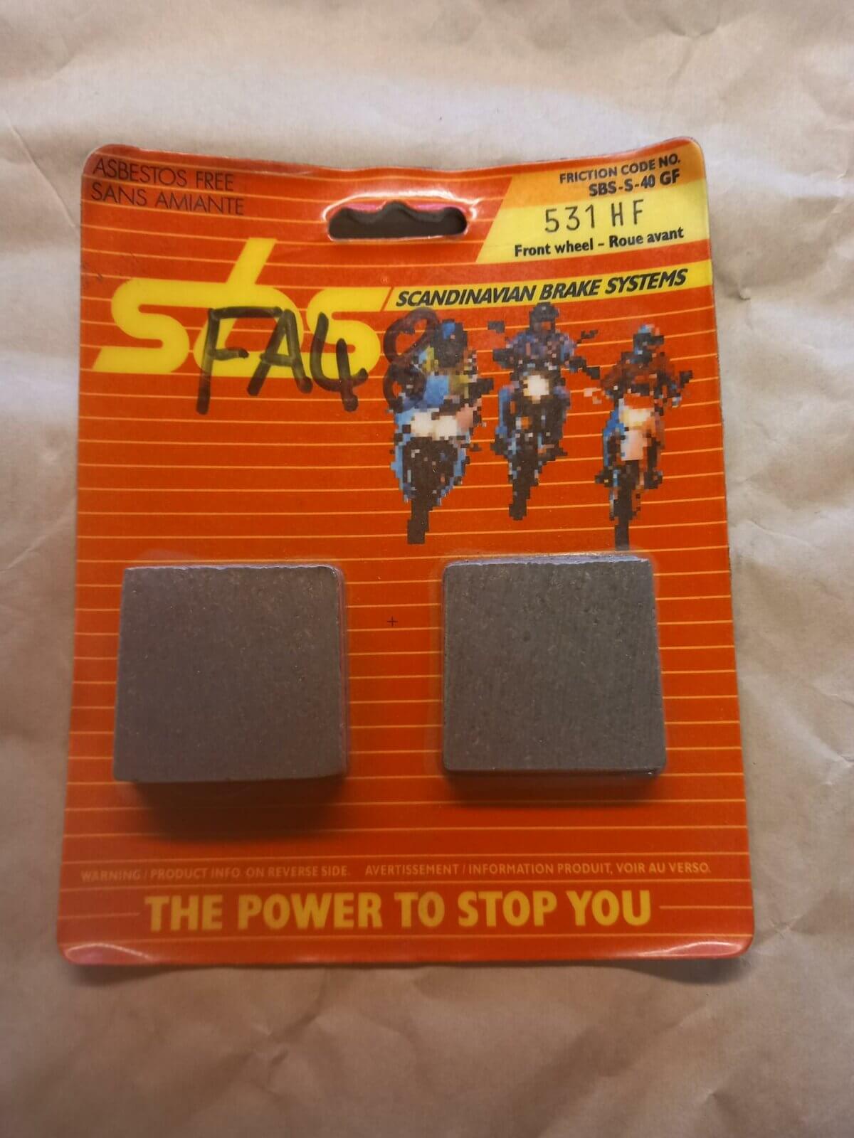 SBS Brake Pads - Image 1