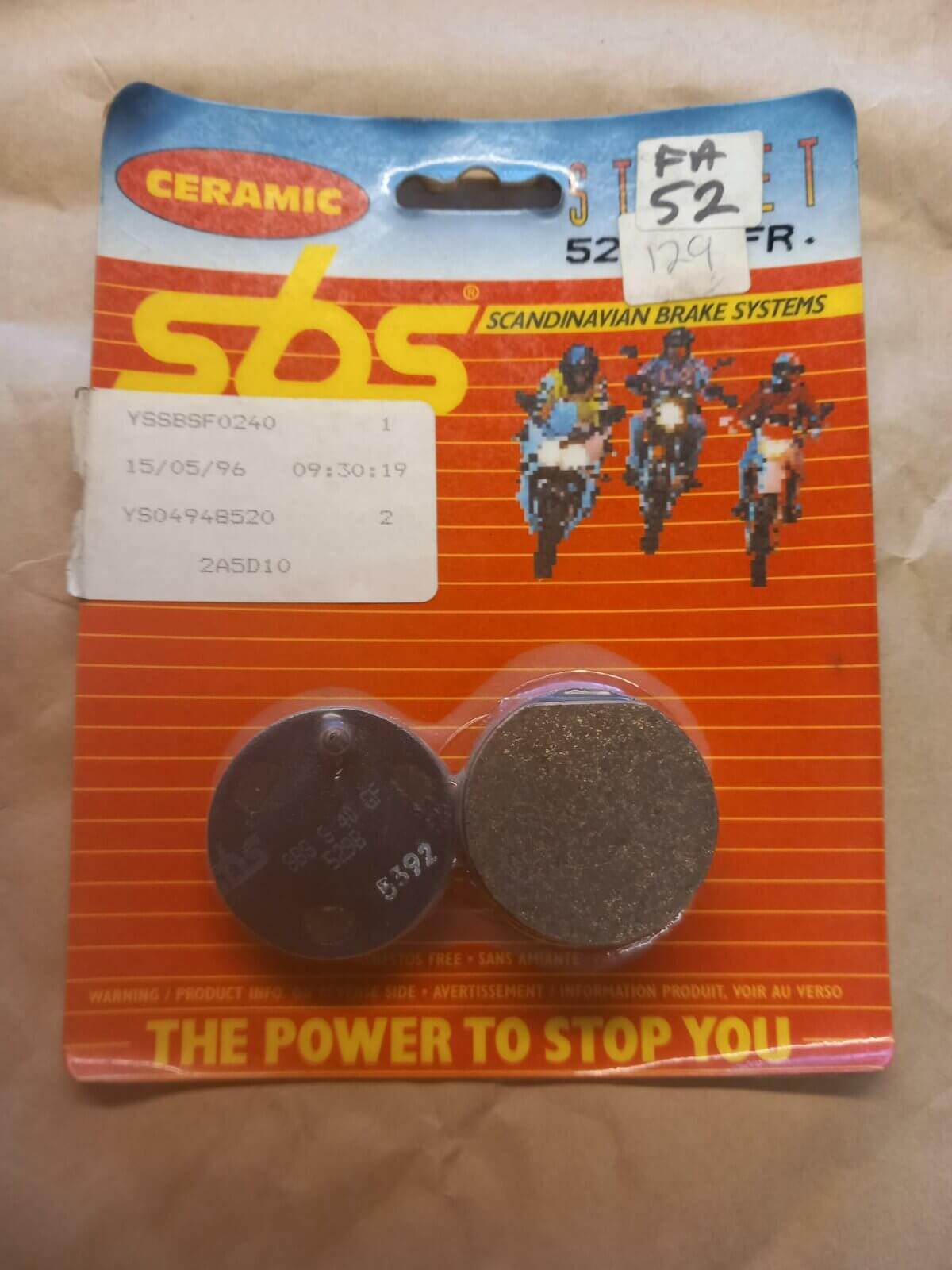 SBS Brake Pads - Image 1