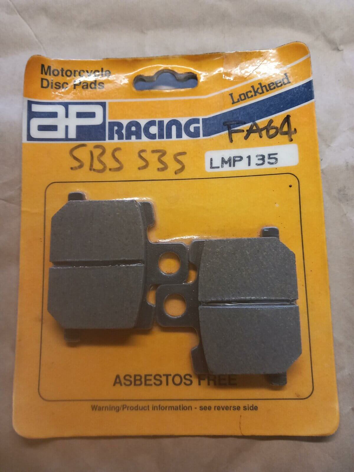 AP Racing Brake Pads - Image 1