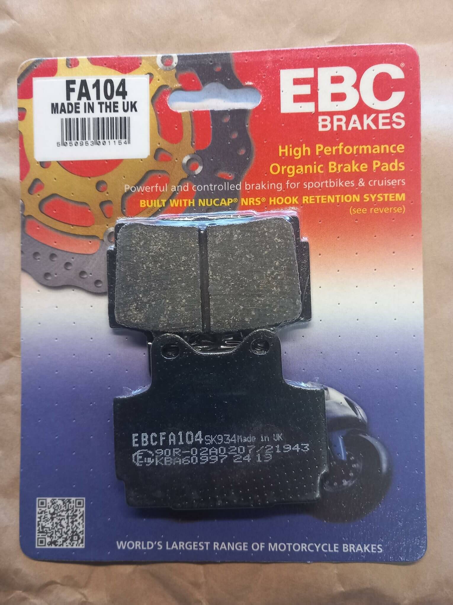 fa104 EBC Brake Pads - Image 1