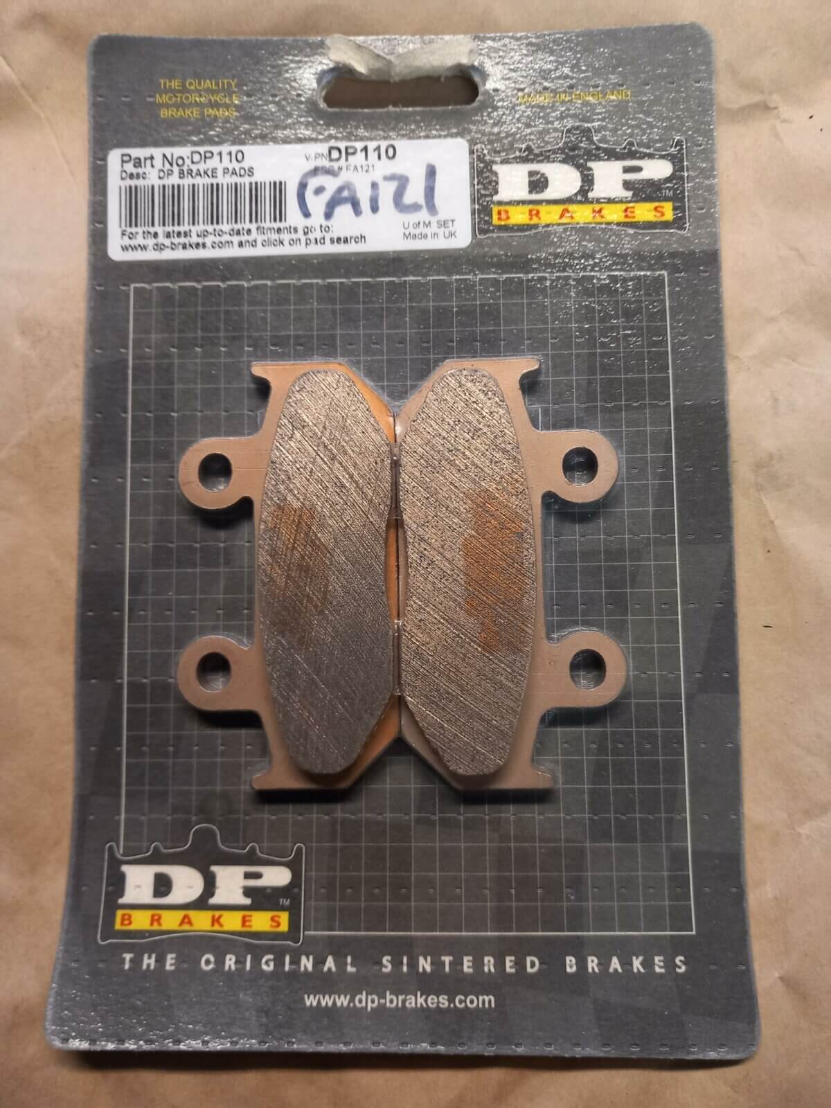 DP Racing Brake Pads - Image 1
