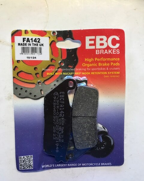 EBC brake pads FA142
