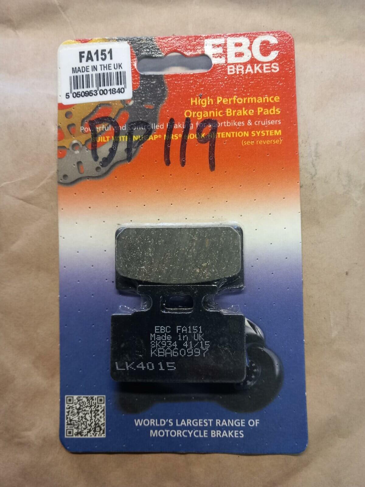 EBC Brake Pads - Image 1