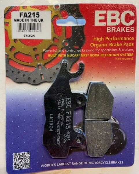 EBC brake pads FA215