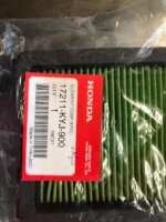 Honda air filter 17211-KYJ-900