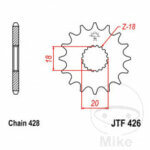 Front sprocket JTF426-14