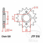 Front sprocket  JTF516-14