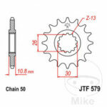 JTF579.16 front sprocket - Image 3