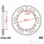 Rear sprocket JTR463.48 - Image 3