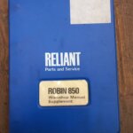 Reliant Robin 850 Workshop Manual